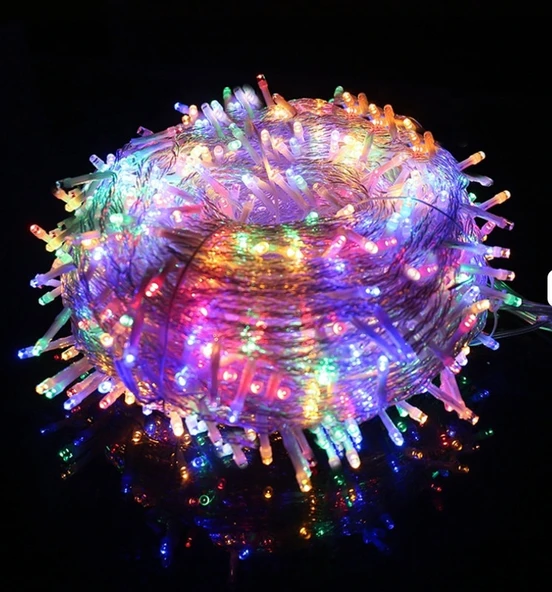 100 Metre RGB Led Işık 8 Animasyonlu Şık Yılbaşı Ağacı Ledi 100 metre Şık Görünüm ürün görseli 1