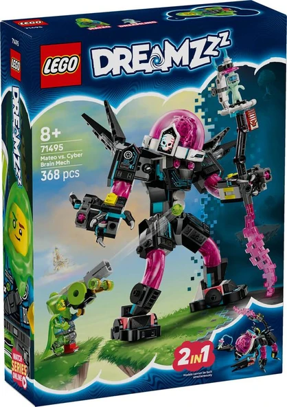 LEGO Dreamzzz 71495 Mateo vs. Cyber Brain Mech ürün görseli 1