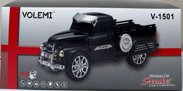 WİRELESS CAR SPEAKER WİTH TF/USB/FM RADİO ürün görseli 1