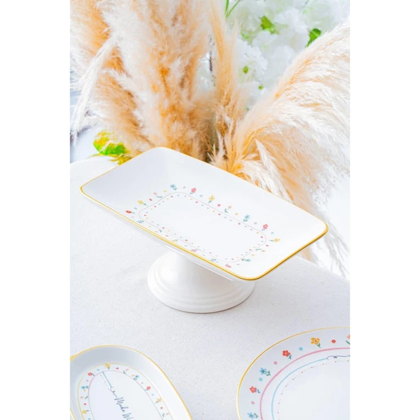 ACAR LİVALDİ AYAKLI ÇİKOLATA TABAĞI 28CM ürün görseli 1