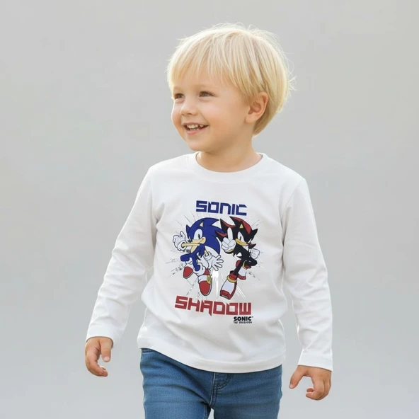 Sonic Erkek Çocuk Sweat - Resim 2