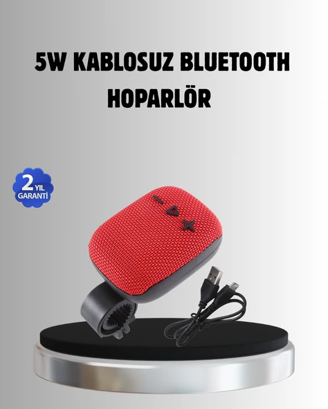 Taşınabilir Bluetooth Hoparlör – 5W Güçlü Ses, TWS ve FM Radyo Özellikli ürün görseli 1