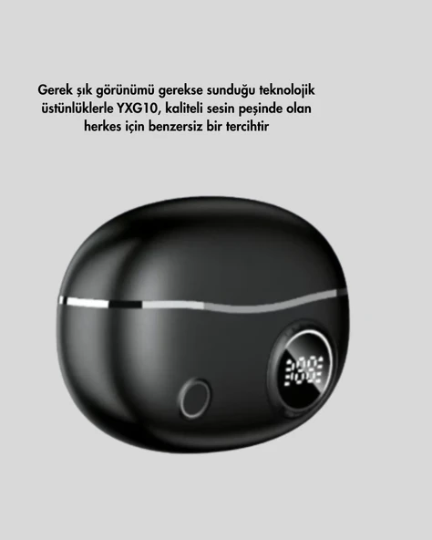 YXG10 SİYAH BLUETOOTH KULAKLIK - Resim 4