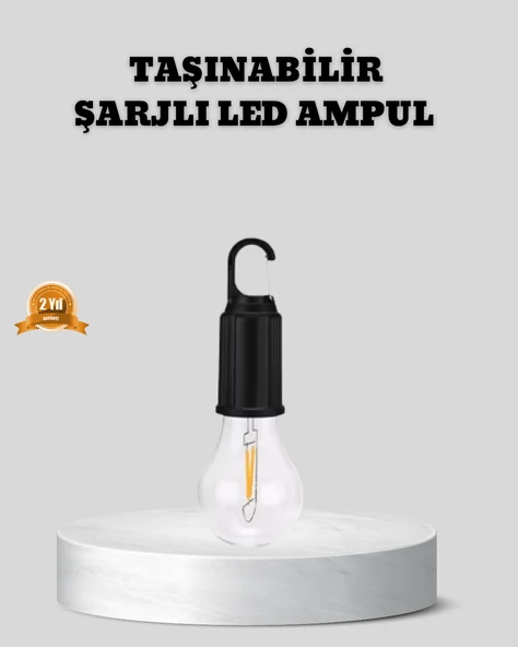 Type-C Şarjlı LED Kamp Lambası – Uzun Ömürlü Pil ve Yüksek Parlaklık ürün görseli 1