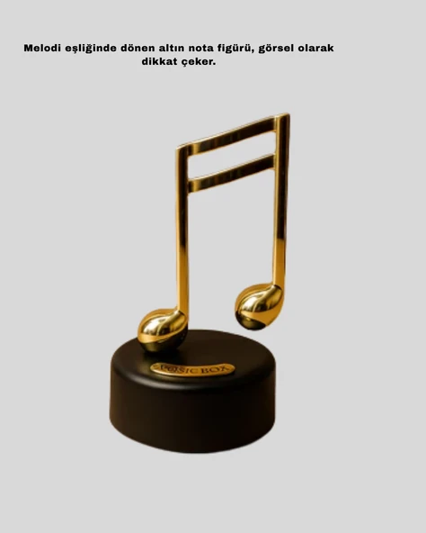 Nota Figürü Müzik Kutusu Melodious Model - Resim 5