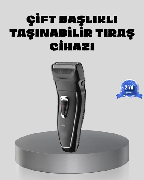 Erkek Tıraş Makinesi Kablosuz Kuru Tıraş Folyo Başlık Yıkanabilir Gövde ürün görseli 1