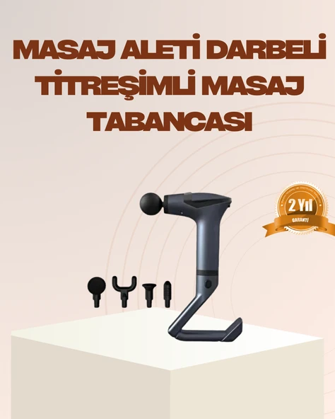 Şarjlı Taşınabilir 3in1 Titreşimli Masaj Aleti Esneme Bantlı ürün görseli 1