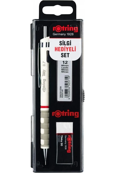 Tikky 0.7mm 3'lü Okul Seti - Beyaz ürün görseli 1
