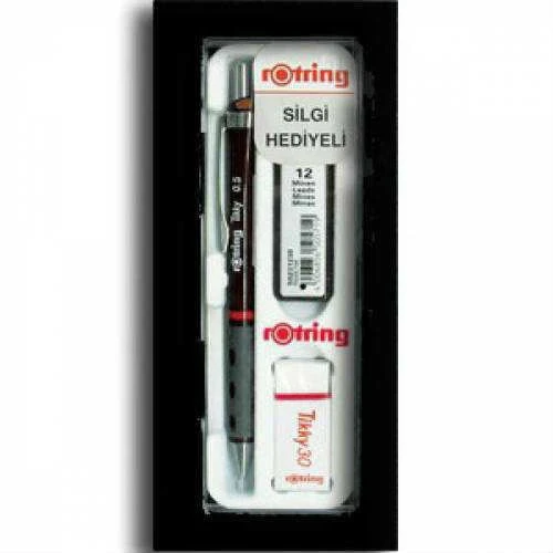 ROTRİNG Tikky 0.5 Kalem + Uç + Silgili Set Bordo ürün görseli 1