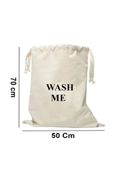 Elbasan Tekstil 50 x 70 cm Wash Me Kirli Çamaşır Torbası ürün görseli 1