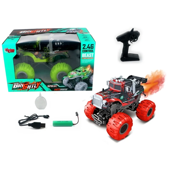 Vardem Şarjlı 2.4G Işıklı Buharlı Off-Road Kamyon Kırmızı RQ3049 ürün görseli 1