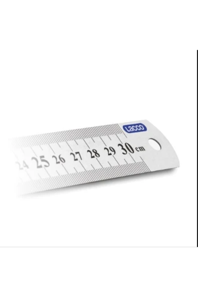 Lacco 702 Çelik Cetvel Paslanmaz 30 Cm ürün görseli 1