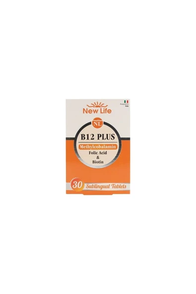 New Life B12 Plus Methylcobalamin 30 Tablet ürün görseli 1