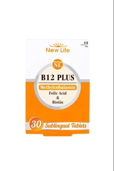 New Life B12 Plus Methylcobalamin 30 Tablet ürün görseli 1