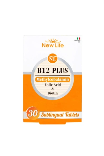 New Life B12 Plus Methylcobalamin 30 Tablet ürün görseli 1
