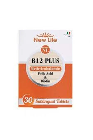 New Life B12 Plus Methylcobalamin 30 Tablet ürün görseli 1