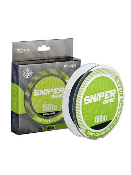 Fujin Sniper 8X 150 Metre Moss Green İp Misina ürün görseli 1
