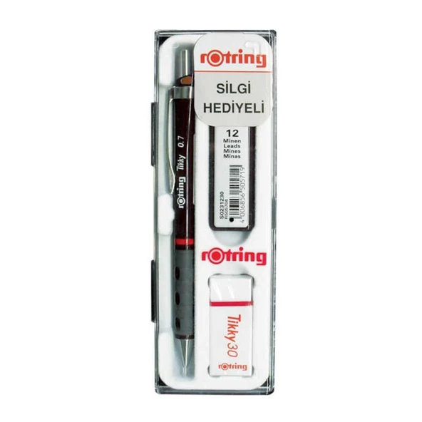 Rotring Tikky Versatil Kalem 0.7 Okul Seti  Siyah ürün görseli 1