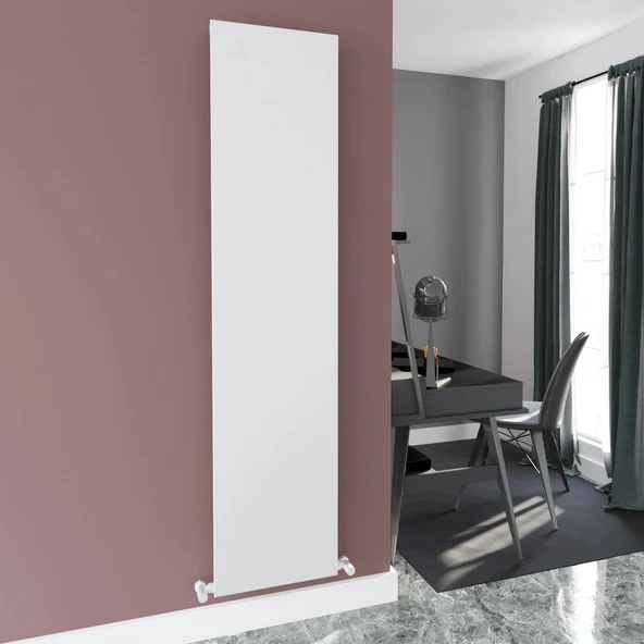 Lojimax Alüminyum Dekoratif Radyatör Sosa 1800 x 608 3  Dilim | Dokulu Beyaz | Yüksek Isıl Güç | 5 Yıl Üretici Garantisi ürün görseli 1