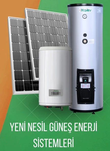 YEŞİL EV - İnges 300 LİTRE SUNBOİL BOYLER - GÜNEŞ ENERJİLİ HİBRİT SU ISITICISI -  DC SUNBOİL BOYLER ürün görseli 1