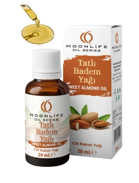 MOON LİFE TATLI BADEM YAĞI 20 ML ürün görseli 1