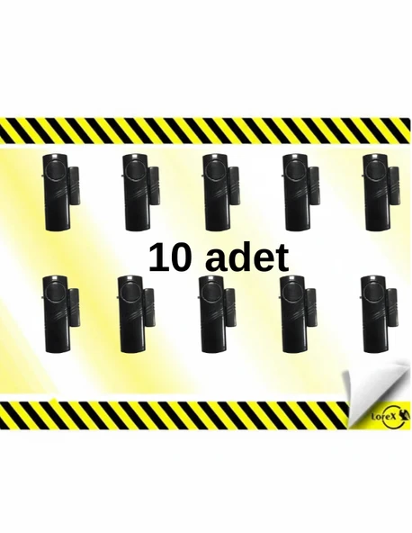 Lorex LR-4444S-10 Siyah Kapı Pencere Alarmı 10 Adet ürün görseli 1