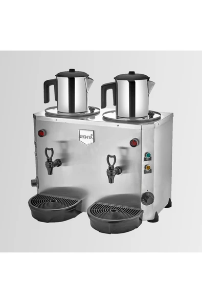 Remta 2 Demlikli (2'li) Mini Jumbo Çay Makinesi-9+9 Lt (Demlik Dahil) ürün görseli 1