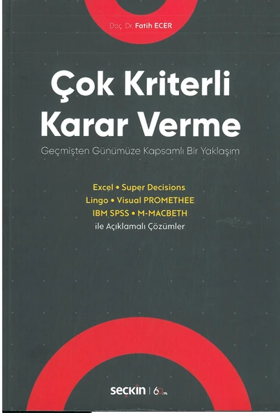 Çok Kriterli Karar Verme Fatih Ecer ürün görseli 1