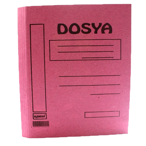 Alemdar Tam Kapak Telli Dosya Pembe (50li) ürün görseli 1