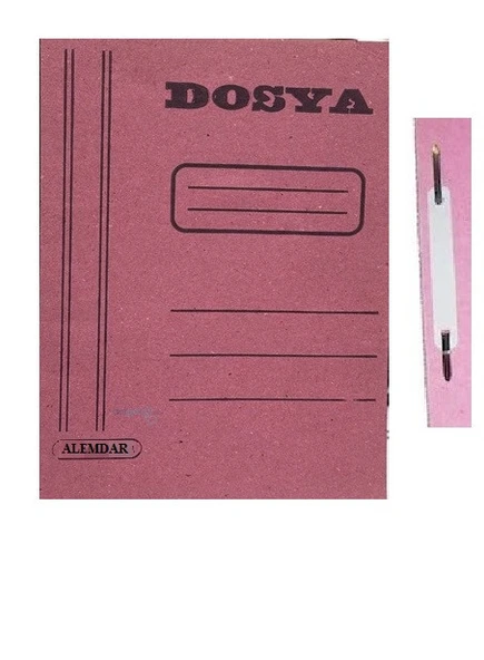 Alemdar Tam Kapak Telli Dosya Pembe (50li) - Resim 2