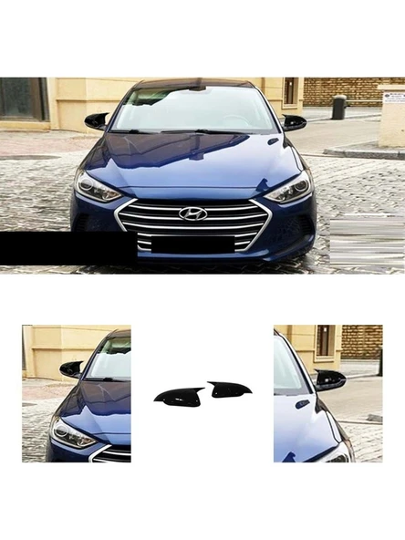 hyundai elantra 2016-2018 sinyalsiz uyumlu batman ayna kapağı ürün görseli 1