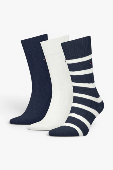 Tommy Hilfiger   TH MEN SOCK 3P GIFTB Erkek Lacivert Çorap - S701235377 ürün görseli 1