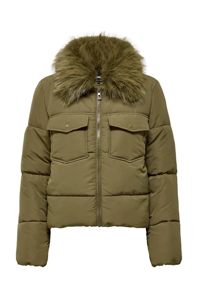 Only   ONLMAGGI FUR PUFFER LIFE CC OTW Kadın Gri Dış Giyim - 15322000 ürün görseli 1