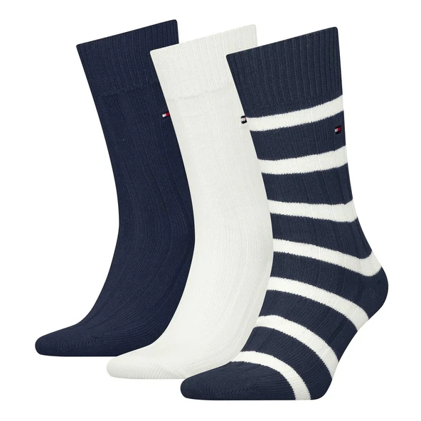Tommy Hilfiger   TH MEN SOCK 3P GIFTB Erkek Siyah Çorap - S701235377 ürün görseli 1