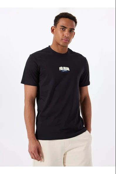 Only & Sons   ONSERHAN REG SS TEE CS Erkek Siyah T-Shirt - 22035586 ürün görseli 1