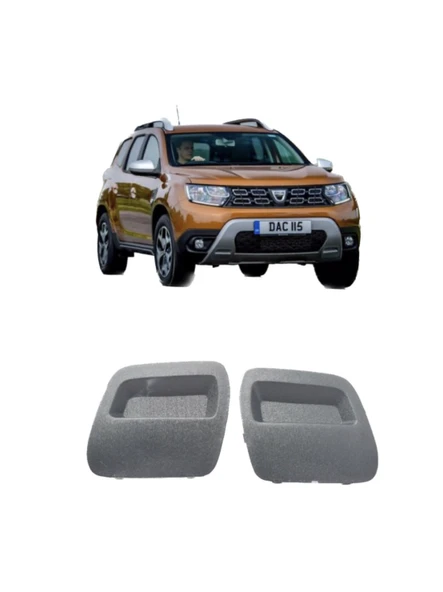 Dacia Duster Ön Tampon Çeki Demir Kapağı Gri Takım Uyumlu ürün görseli 1