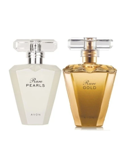 Avon Kadın Rare Pearls Edp 50 ml + Rare Gold Edp 50 ml Parfüm ürün görseli 1