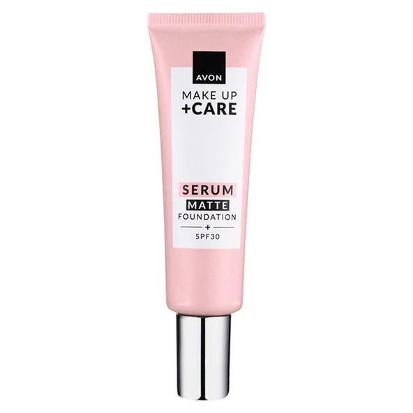 Avon Make Up + Care 3!ü 1 Arada Mat Serum Fondöten 30ml - 245N Natural Beige ürün görseli 1