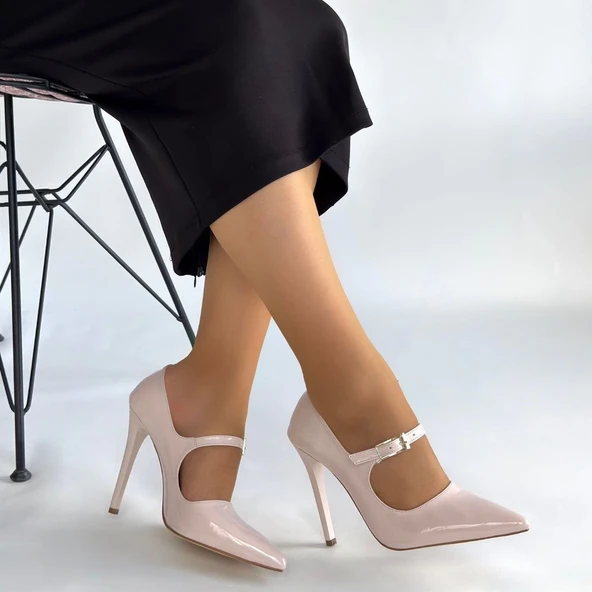 Tiej Bej Rugan Stiletto Ayakkabı - Resim 4