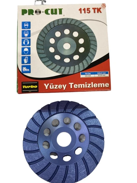 Procut 51185 Turbo Serisi Yüzey Temizleme 115 mm ürün görseli 1