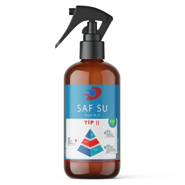 Saf Su - 500 mL - 0 PPM (Distile Saf Su,Akü Suyu,Ütü Suyu) ürün görseli 1