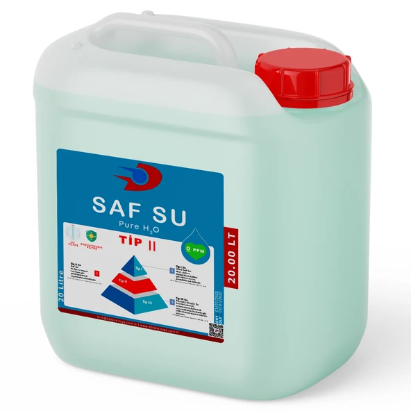 Saf Su - 20 Litre - 0 PPM (Distile Saf Su,Akü Suyu,Ütü Suyu) ürün görseli 1