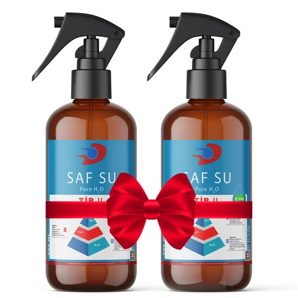 Saf Su - 1 Litre - 0 PPM (Distile Saf Su,Akü Suyu,Ütü Suyu)( 2 x 500 mL ) ürün görseli 1