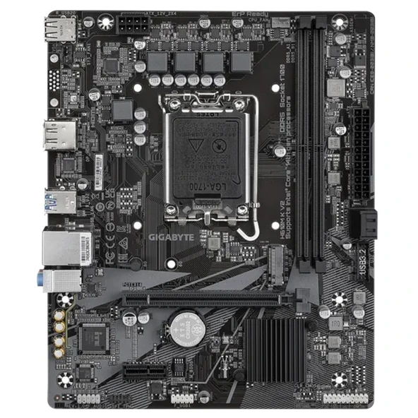 Gigabyte H610M K V2 D5 1700P Vga Hdmi Usb3.2 - Resim 2