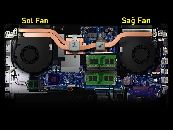 Asus FX540G (FX504G) Fan V1 (Sağ Fan) ürün görseli 1