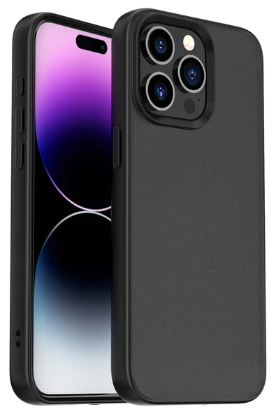 Yesido iPhone 15 Pro ile Uyumlu PC05 Tower Kapak - Siyah ürün görseli 1