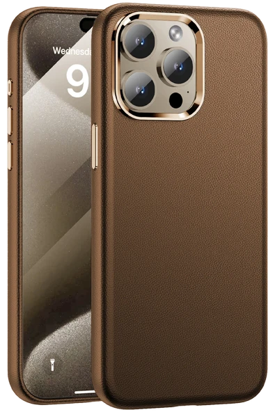 Yesido iPhone 14 Pro Max ile Uyumlu PC09 Elegance Deri Magneticsafe Kapak - Taba ürün görseli 1
