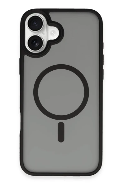 Yesido iPhone 16 ile Uyumlu PC06 Tower Magneticsafe Kapak - Siyah ürün görseli 1