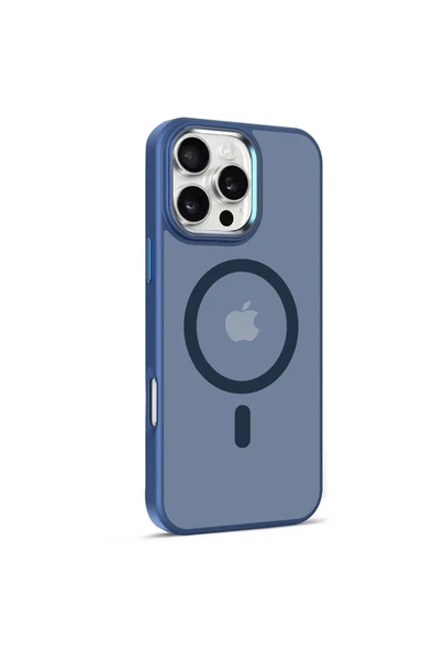 Yesido iPhone 16 Pro Max ile Uyumlu PC13 Tazz Magneticsafe Kapak - Lacivert ürün görseli 1
