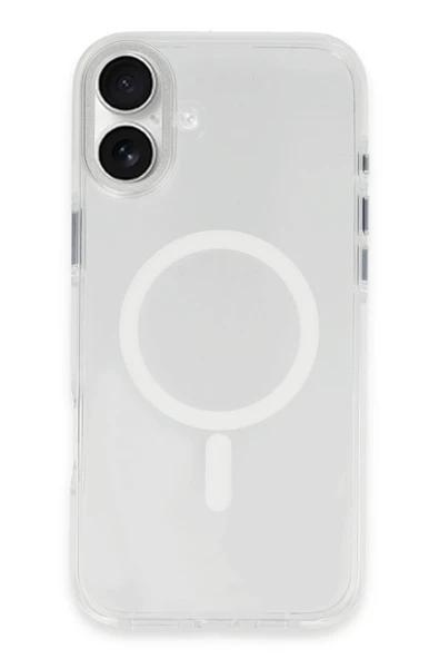Yesido iPhone 16 Plus ile Uyumlu PC08 Izzy Magneticsafe Kapak - Şeffaf ürün görseli 1
